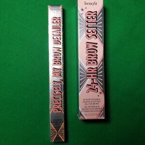 Benefit 24-HR Brow Setter Invisible Gel 7ml/0.23oz & Precisely Brow Detailer NEW